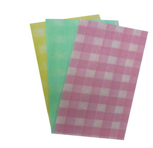 OEM Blue Eco-friendly Alcohol Free Folding Hand Towels 70% Viscose 30% Polyester