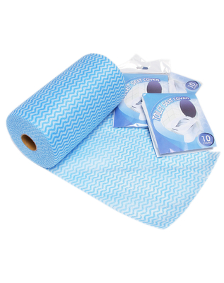 Family Kitchen Non Woven Multi Purpose Cleaning Wipes / Hand Towel Rolls